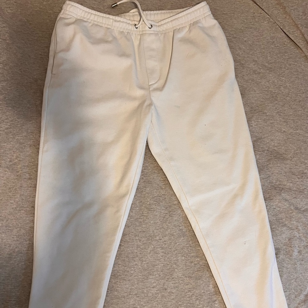 Zara Men's White Casual Pants